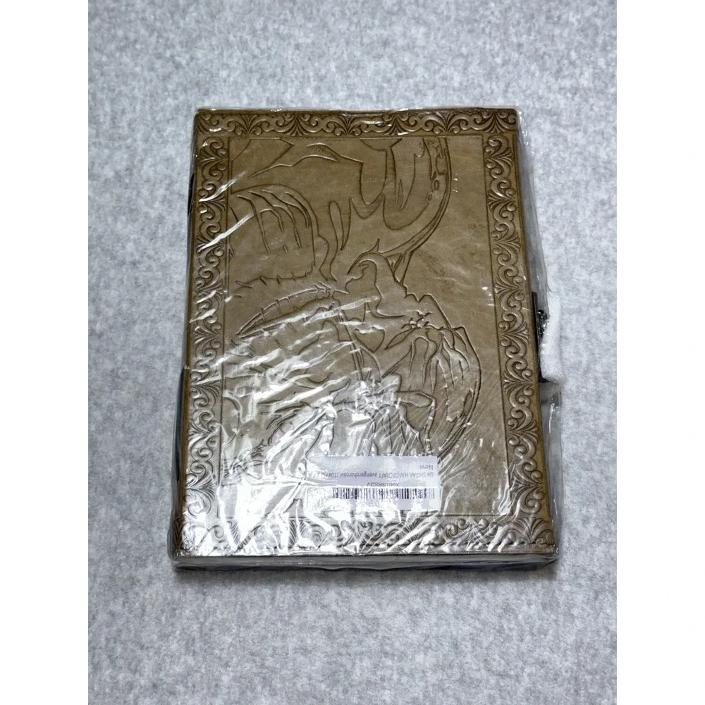 Handmade leather avenger charcoal Journal 10x7